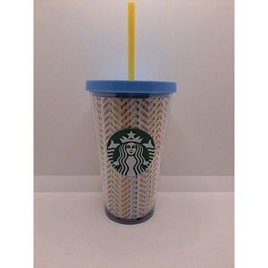 Starbucks Cup with top & straw